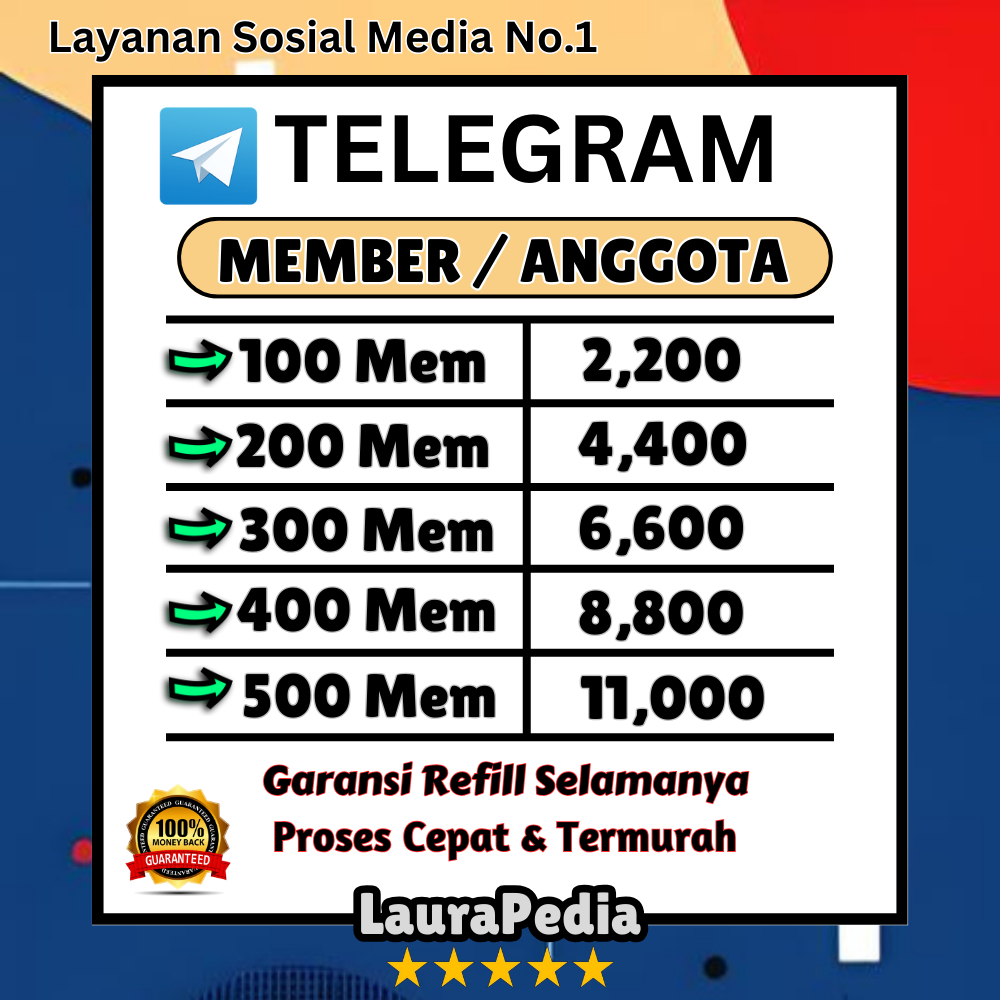 TERMURAH Tambah Member Group/Channel Telegram | Anggota Channel Telegram | Member Grup Tele