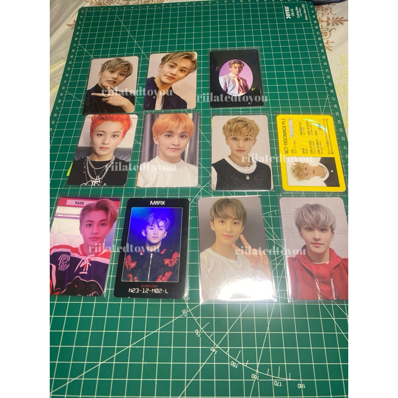 NCT Mark Photocard - Resonance album, past ver, Future ver, Arrival, Departure