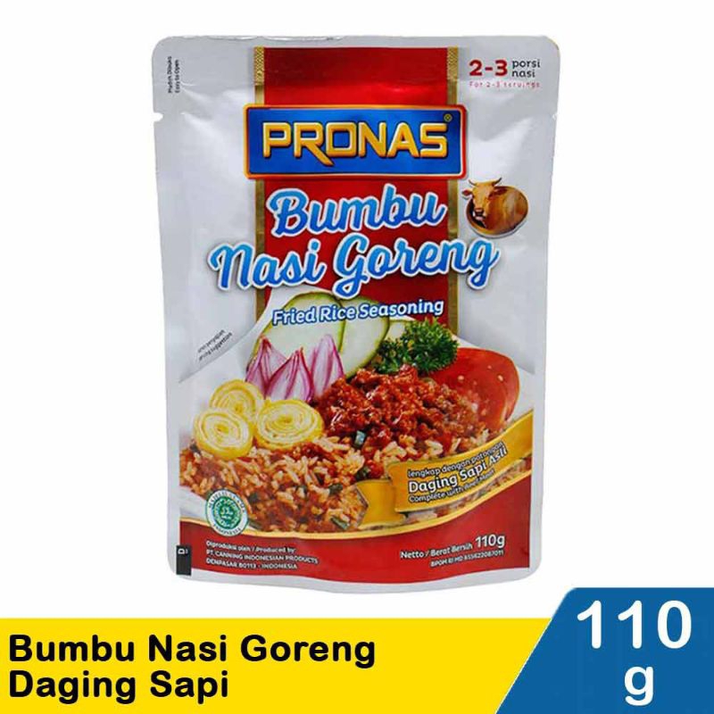 

Pronas Bumbu Nasi Goreng Daging Sapi 110 gram