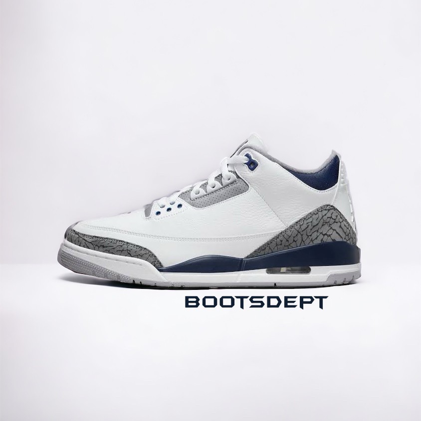Air Jordan 3 Midnight Navy (100% Authentic)