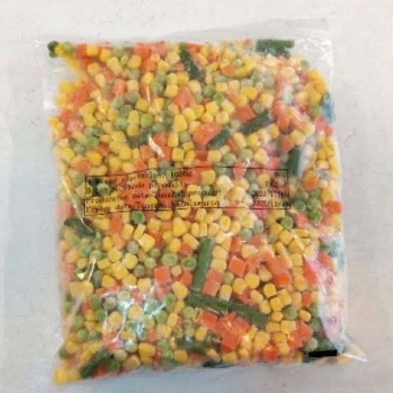 

Mixed Vegetables 4 ways 1 Kilo / Sayuran campur beku (Frozen Food)