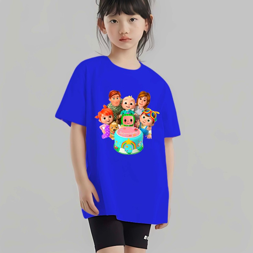 Baju/Kaos anak motif cocomelon bahan premium UNISEX