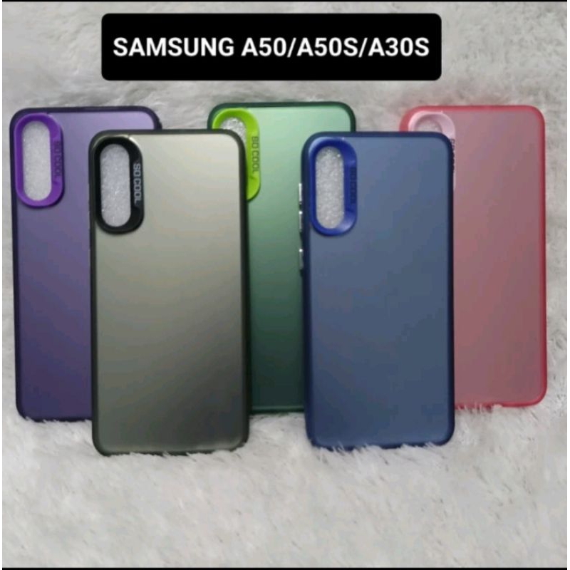 SOFTCASE CASING SAMSUNG A50/A50S A30S HYBRID IMD COLOR  PLATE  HOLOGRAM MACARON TERBARU