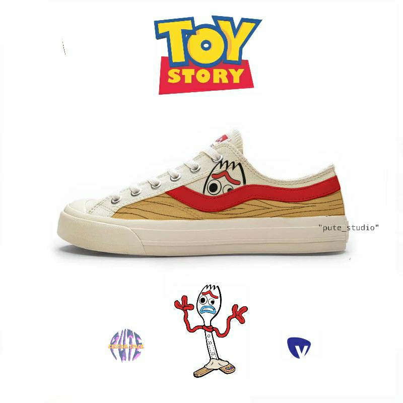 SEPATU custom ventela FORKY TOY STORY