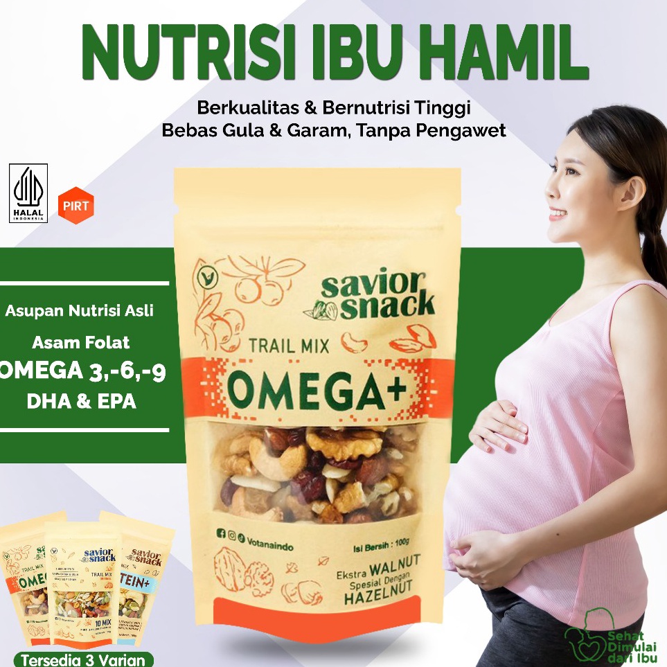 

Lagi Promo Cemilan Ibu Hamil Trimester 12 3 Makanan Sehat Bumil Savior Snack Omega Extra WALNUT Spesial dengan HAZELNUT