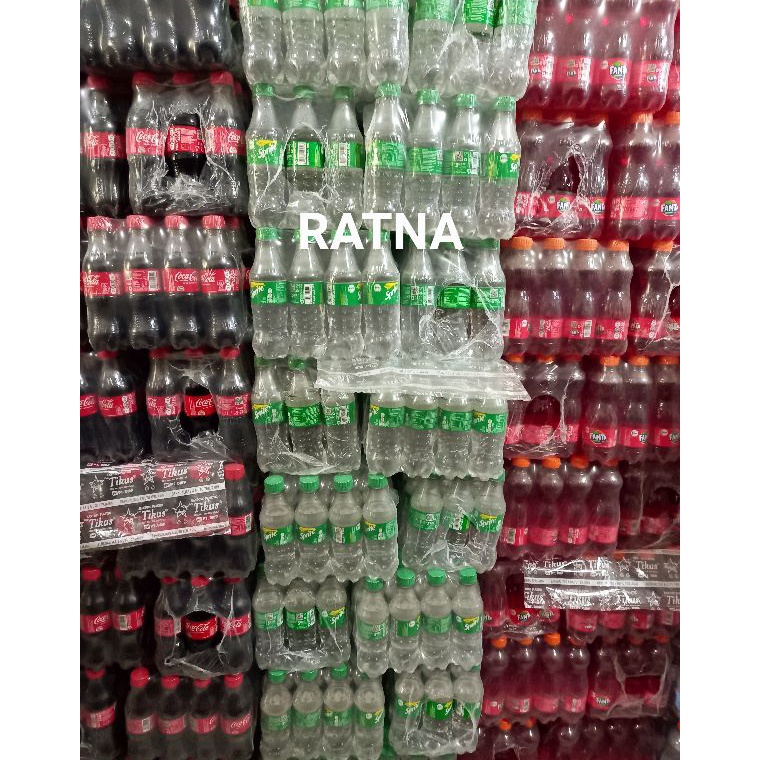 

Pro Seller SPRITEFANTACOCA COLA 25ml SOFT DRINK 1 BAL isi 12 Botol