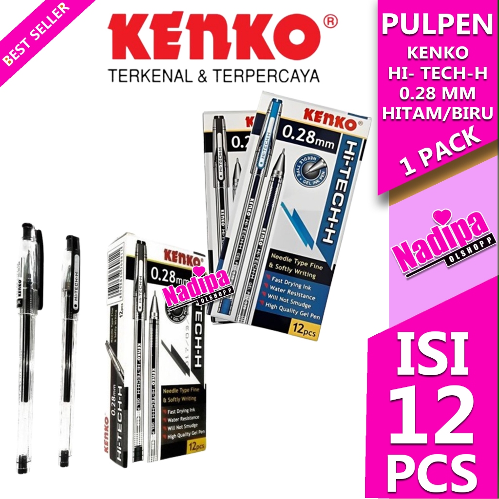

PULPEN KENKO HI-TECH-H 0,28 mm HITAM/BIRU NADIPA OLSHOPP