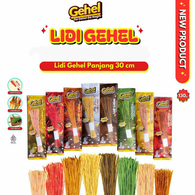 

Mie Lidi Gehel 130 gram / 30 cm | Lidi-Lidian | Stick Noodles