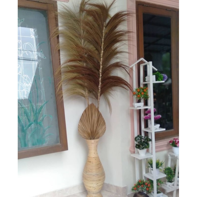 Bunga kering dekorasi ruang tamu jumbo / bunga kering aesthetic