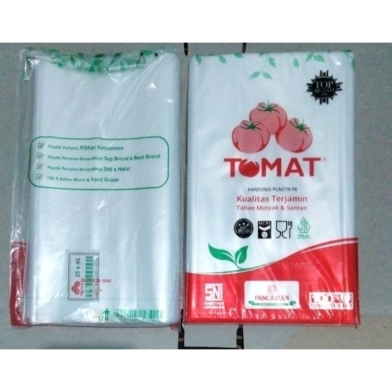 Plastik PE Merk Tomat  Uk. 25x45