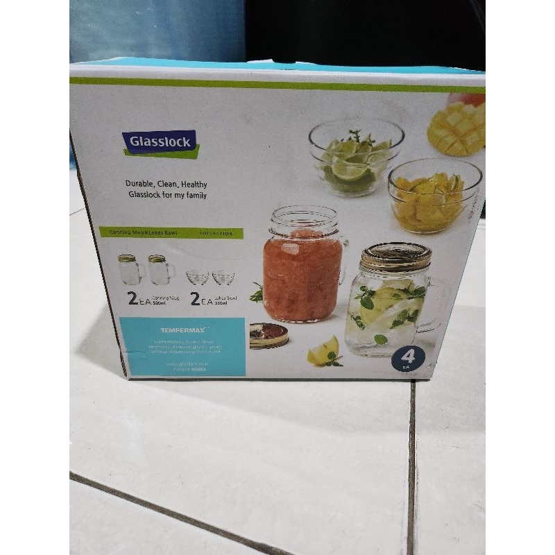 GLASSLOCK CANNING MUG & LOHAS BOWL