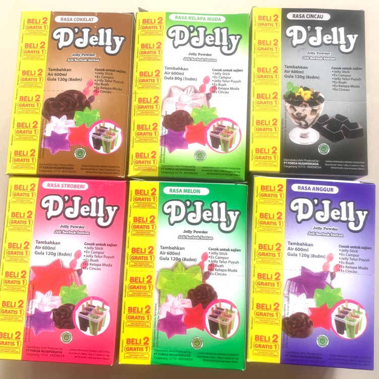 

Produk Ekslusif DJELLY NUTRIJEL PROMO BELI 2 BOX GRATIS 1 BOX
