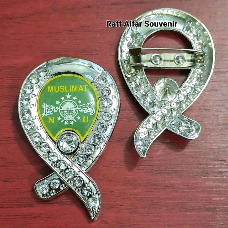 Bros muslimat Nu warna silver - Bros muslimat nu waran gold