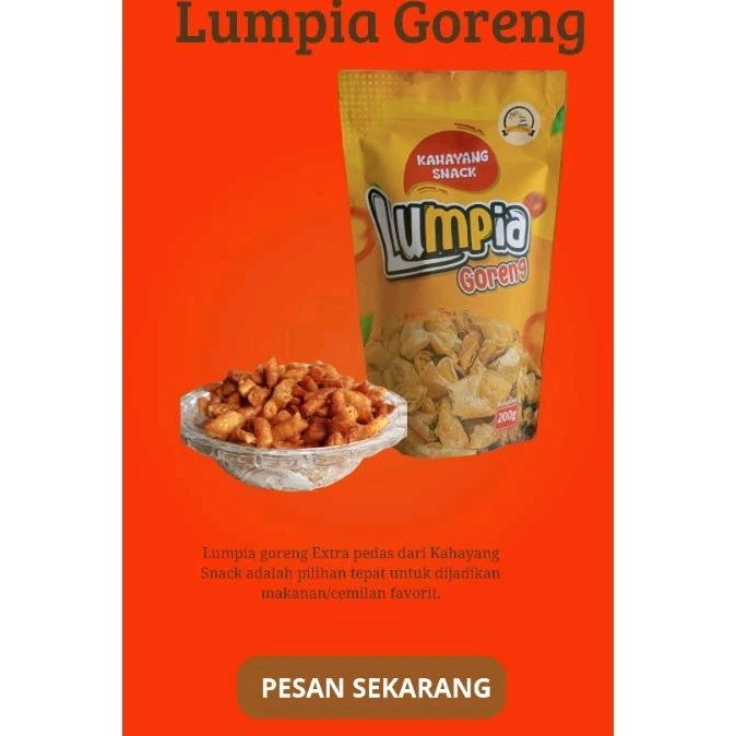 

Lumpia goreng Extra pedas Kahayang Snack