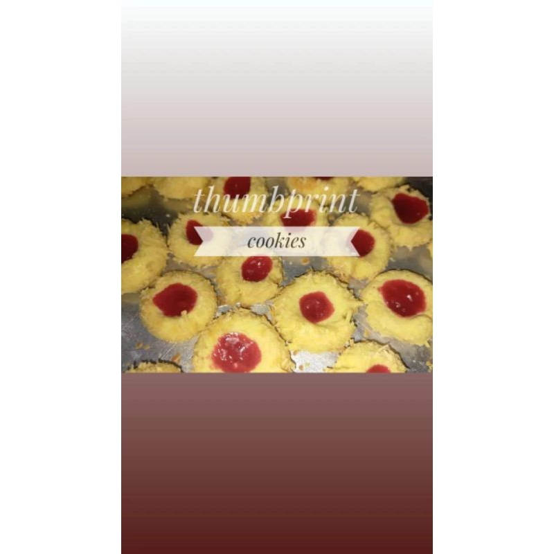

thumbprint cookies