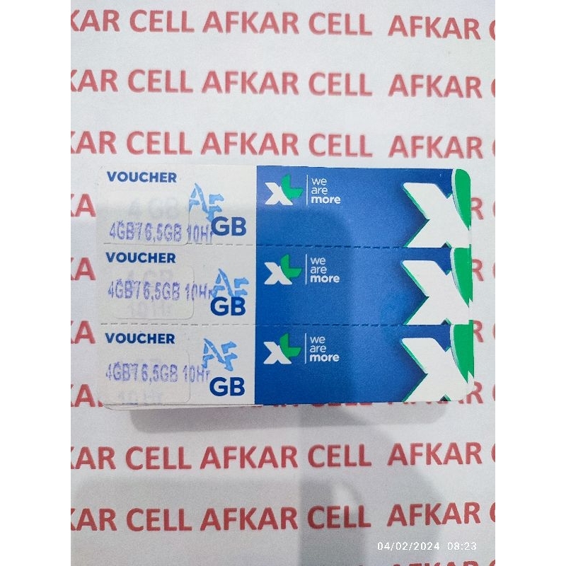 VOUCHER XL 6,5GB 10HARI ( HARIAN S 10HARI )