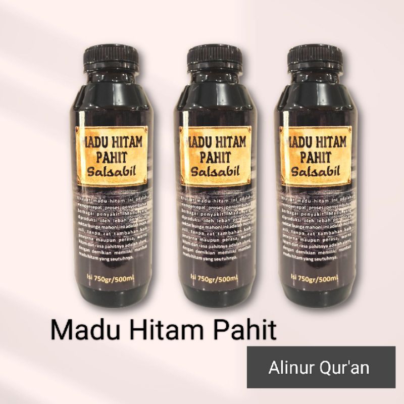 

Madu Hitam Pahit Salsabila Botol.