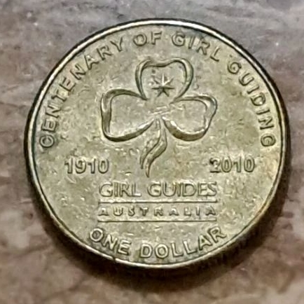 Koin 1 Dollar Australia Commemorative Edition (Centenary of Girl Guiding)
