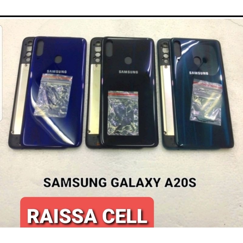 kesing housing casing samsung galaxy a20s bezel + backdoor original