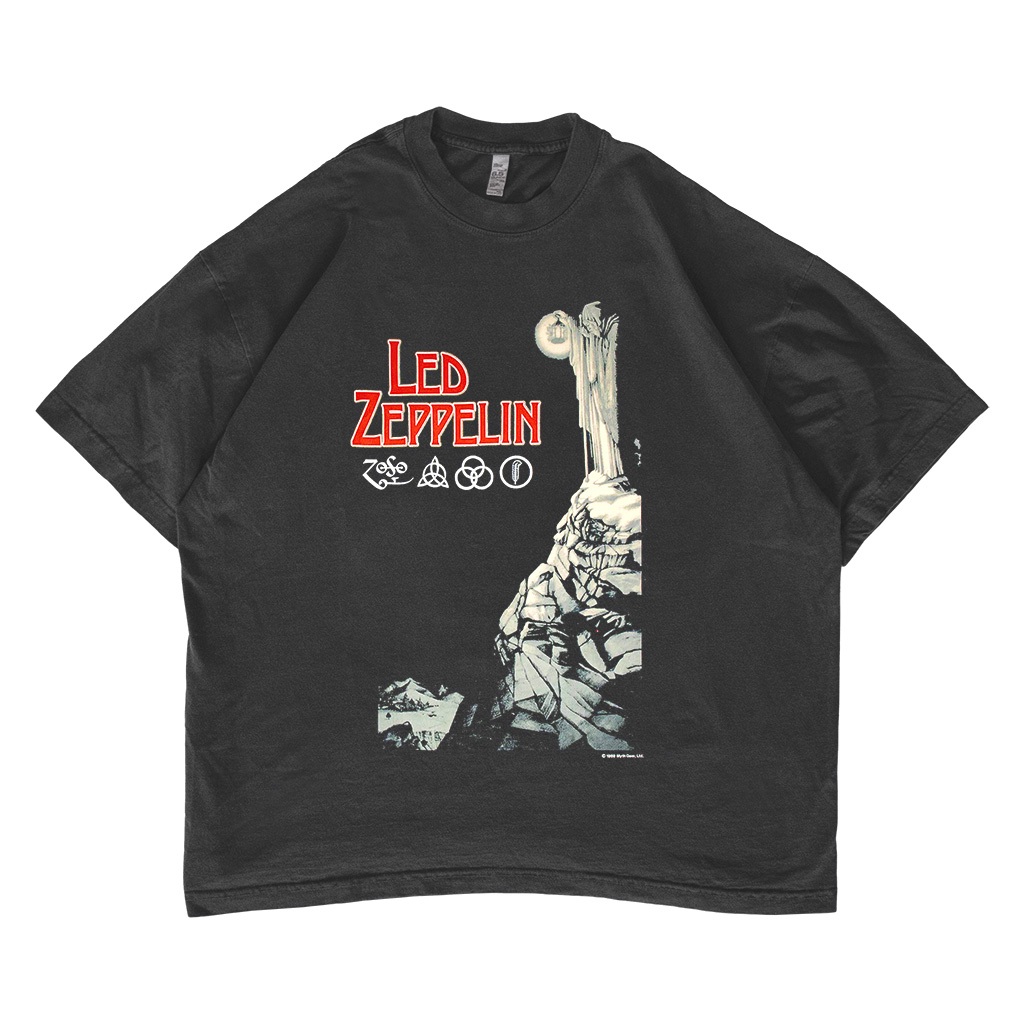 Baju Band Led Zeppelin Hermit Oversized T-shirt Vintage