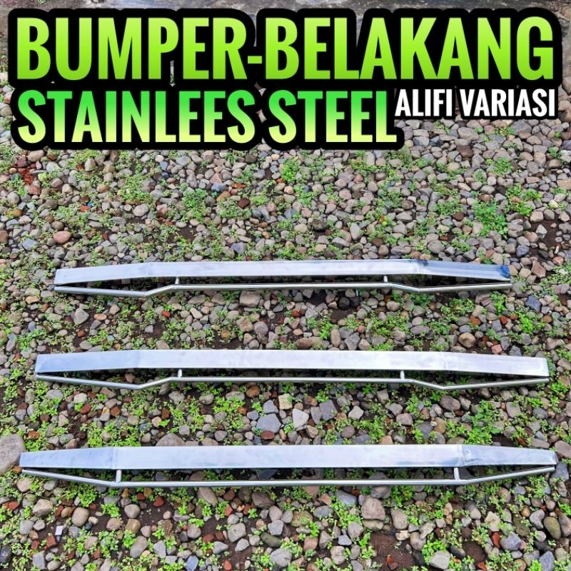 Bamper Bemper Bumper Belakang stainlees terbaru mobil Granmax L300 SS Carry Traga Truck  Produk ALIF