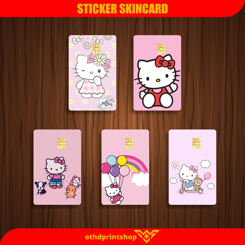 

Stiker Skin Kartu Atm HELLO KITTY Special Edition | othdart