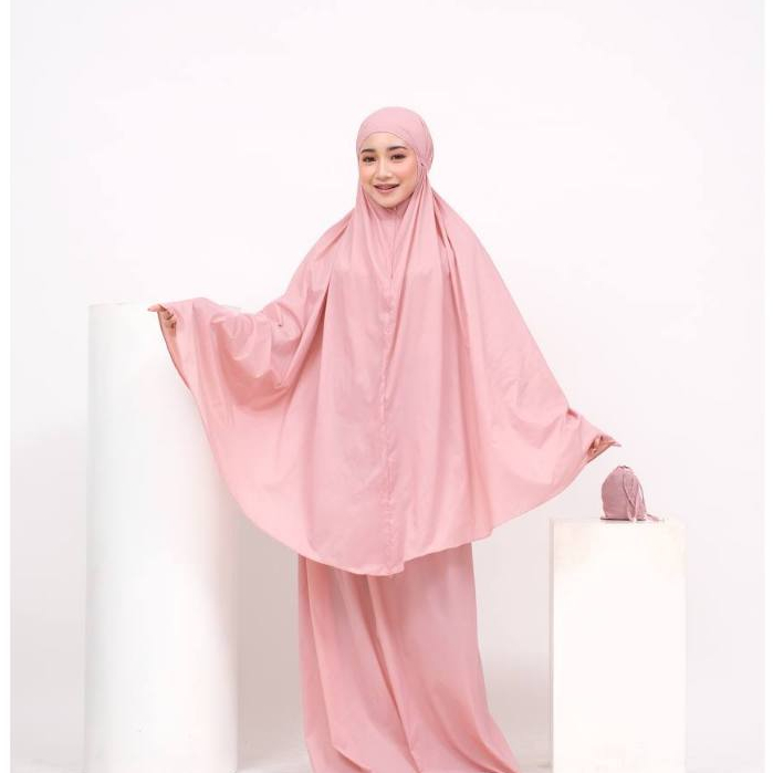 Mukena Traveling Mini Pouch - Mukena Parasut Premium - Mukena Parasut Korea