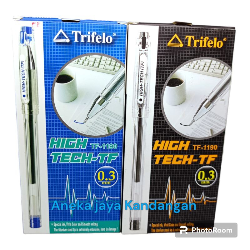 

(12 pcs) bolpen Trifelo High Tech TF-1190