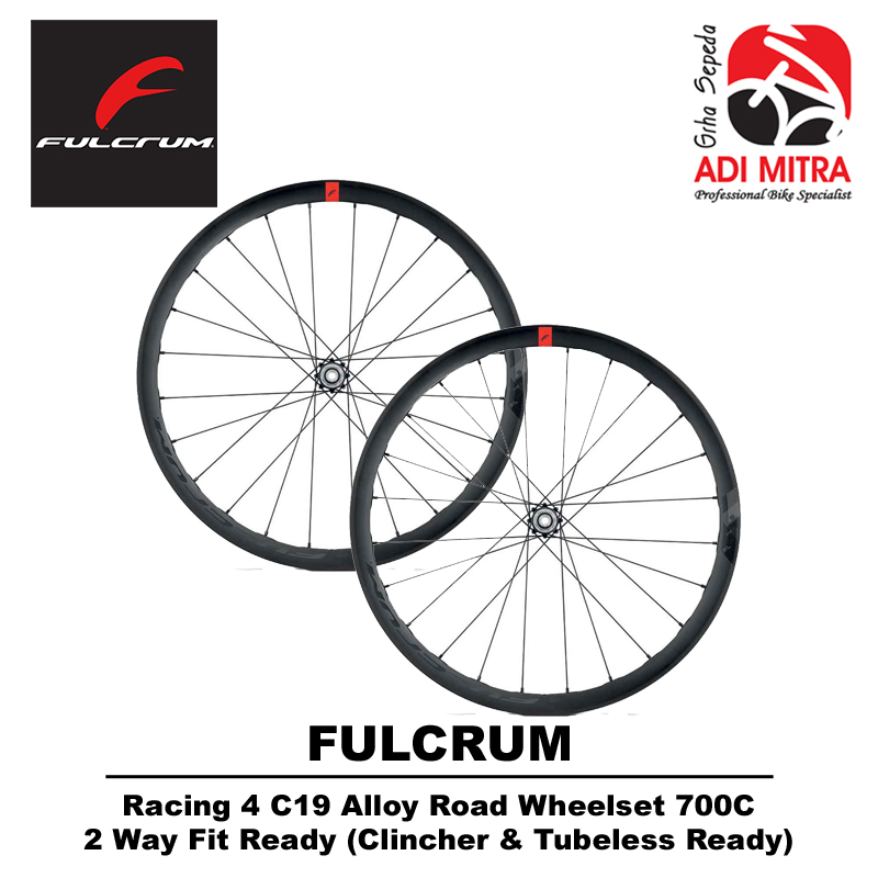 Fulcrum Racing 4 DB C19 Alloy Wheelset Road Bike