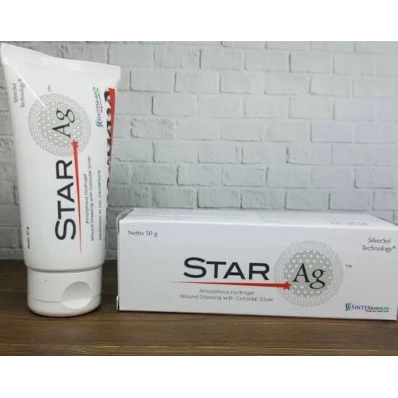 star ag 50 gram star ag silver, salep hydrogel ag silver, salep luka