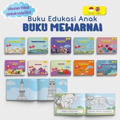 

Buku mewarnai anak PAUD TK