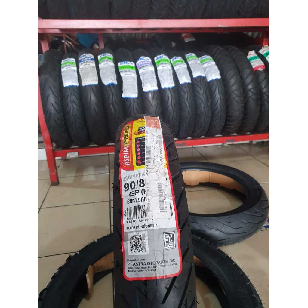 BAN ASPIRA PREMIO SPORTIVO 90/80-14 TUBELESS