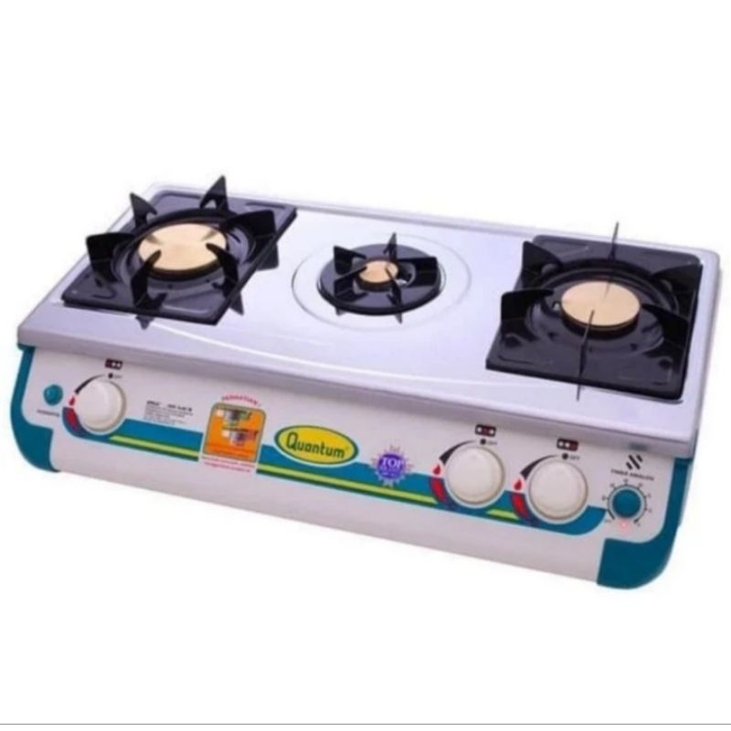 Kompor Gas 3 Tungku Quantum QGC-311MES | QGC311MES 311 MES