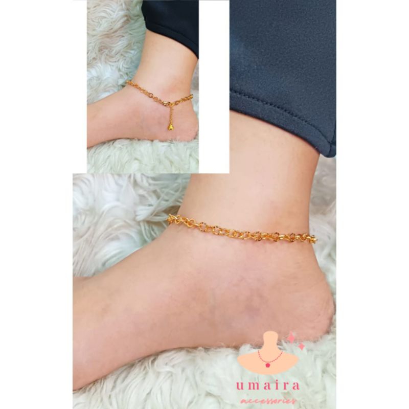 Gelang Kaki Wanita - Gelang Kaki Korea Wanita - Gelang Kaki Cewek