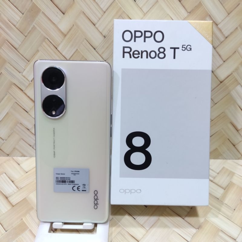 Oppo Reno 8T 5G Ram 8/256GB 8/128GB Hanphone second Fullset batangan original bergaransi