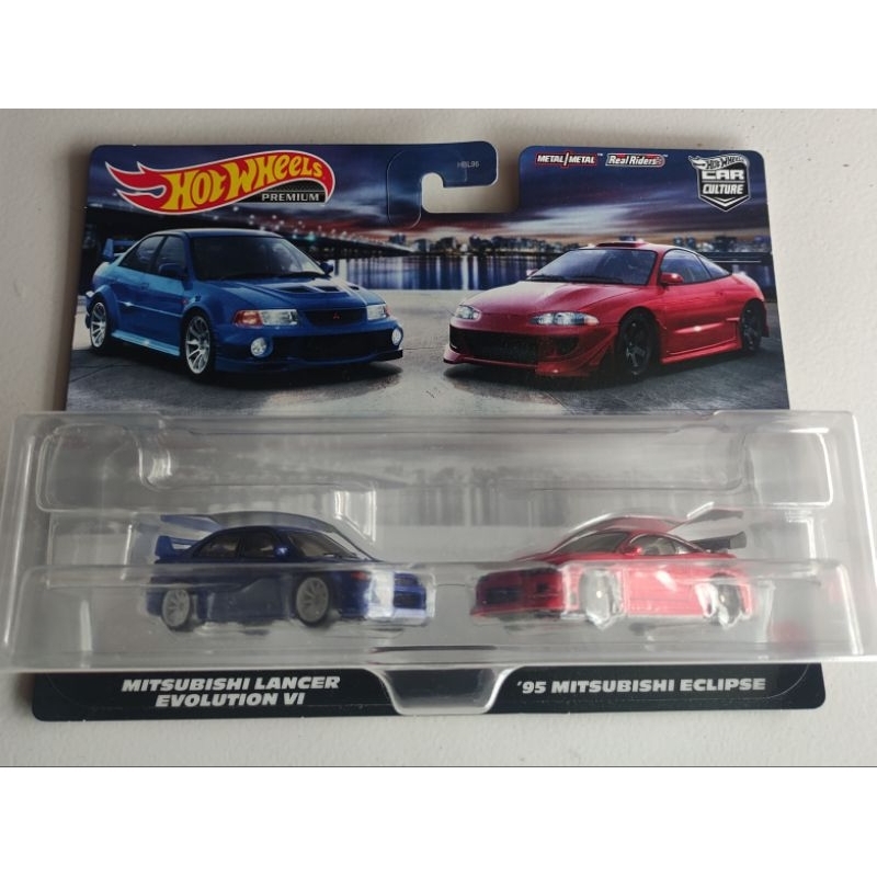 Hotwheels twopack Mitsubishi Lancer/Eclipse