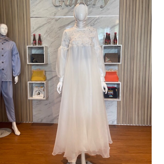 Wedding Dress / Dress syar’i / Gaun Pesta wanita