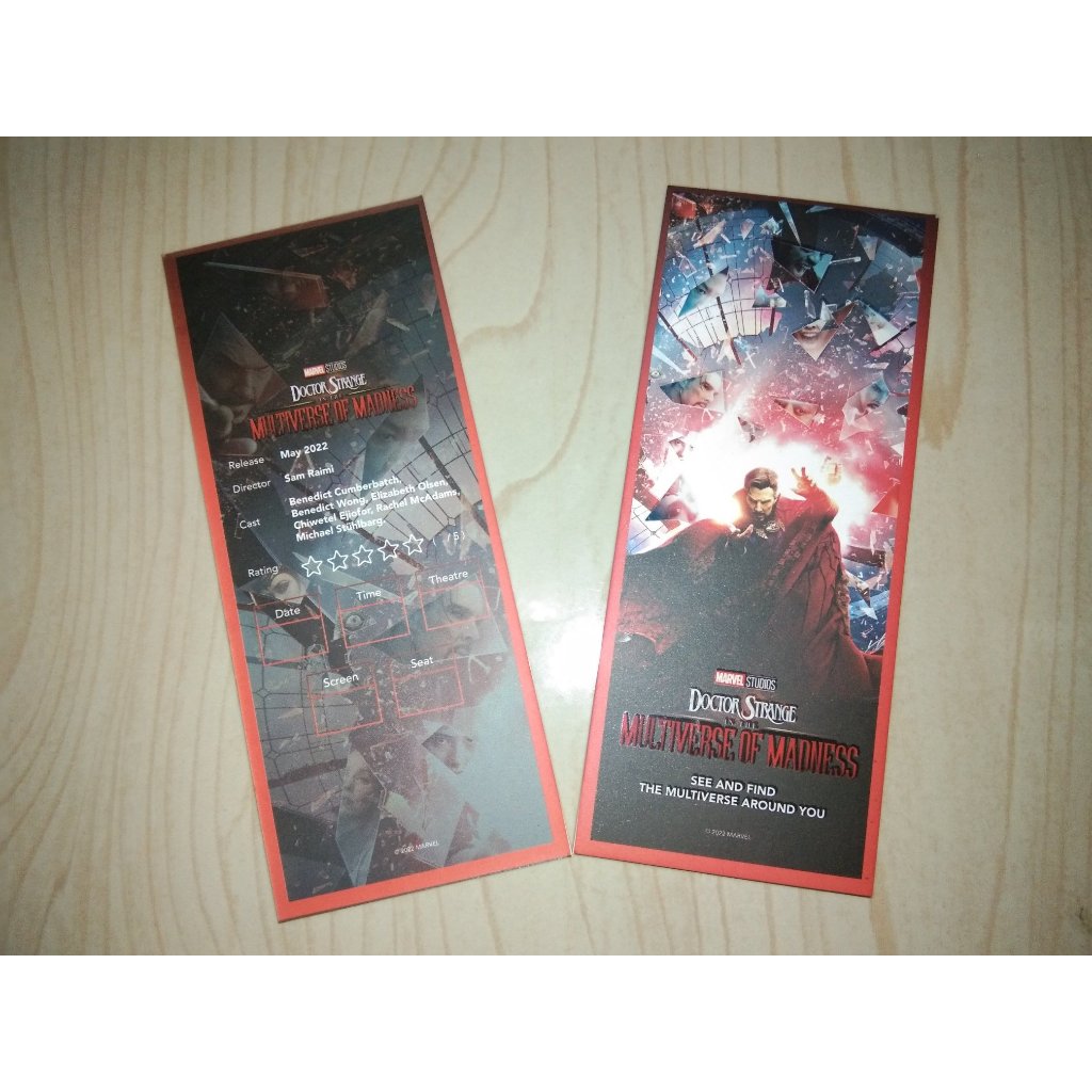 Collectible Ticket CGV DOCTOR STRANGE 'Multiverse Of Madness'