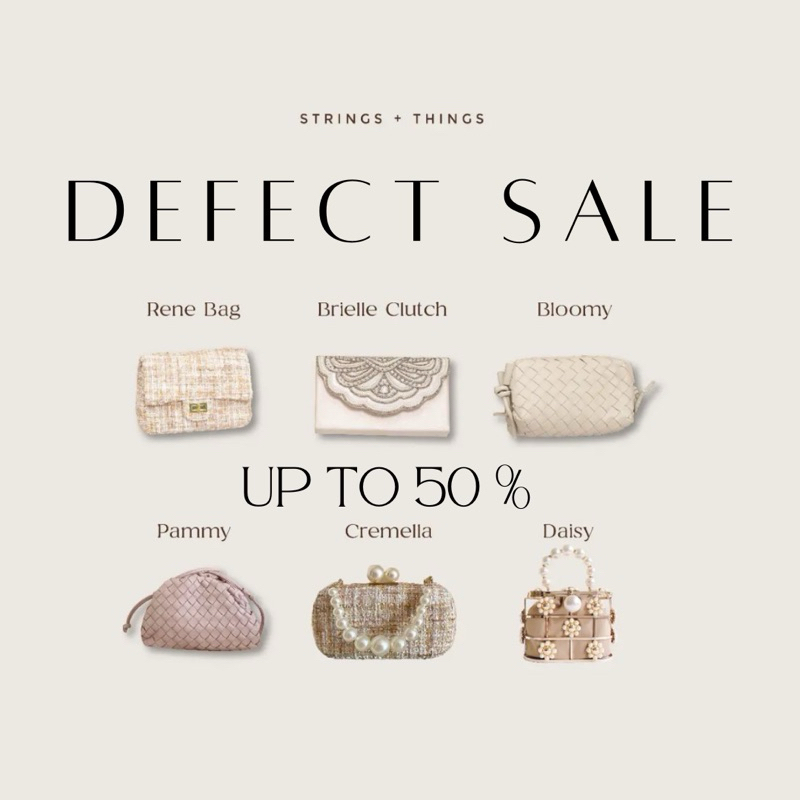 Defect sale tas - tas pesta - tas casual
