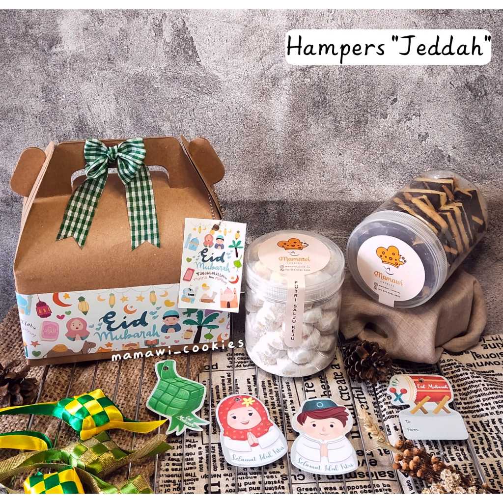 

Hampers Cookies Premium lebaran/idul fitri "hampers Jeddah