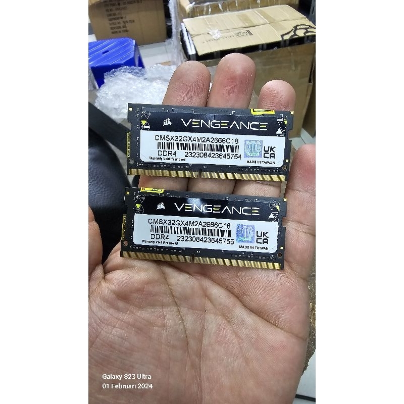 Memory Sodim Corsair Ddr4 32Gb 16Gbx2 Kit PC2666