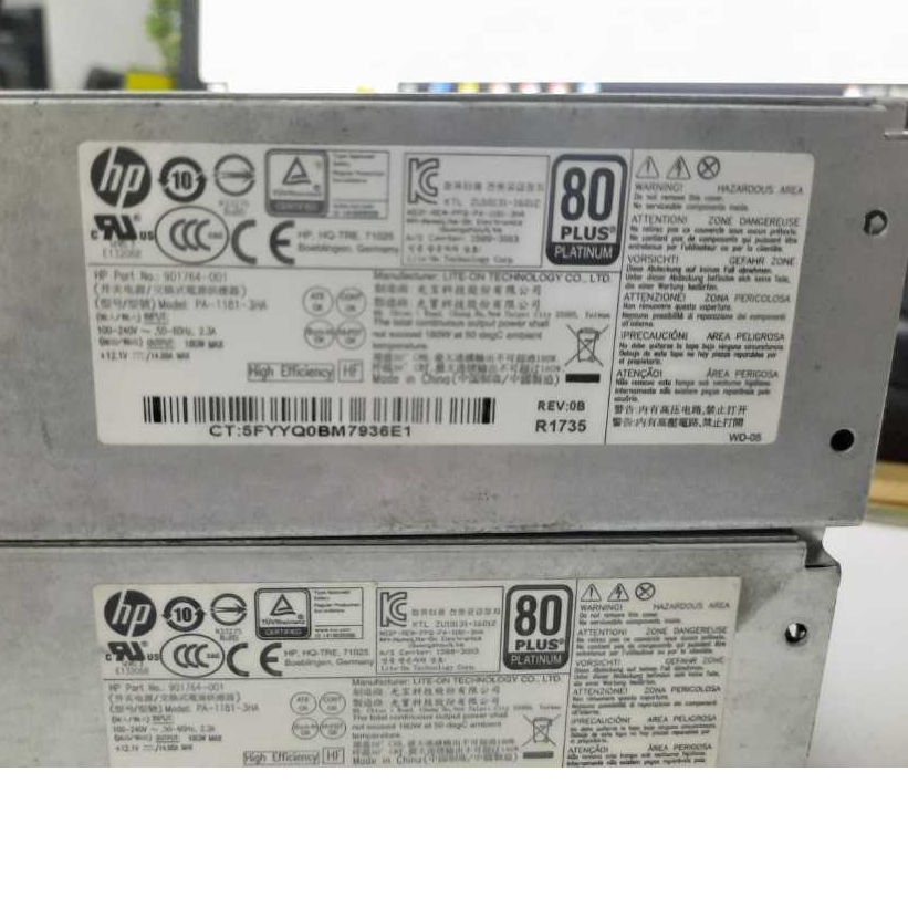 PSU-Power Supply Mini HP 800 G3 180 watt 80 PLUS PLATINUM