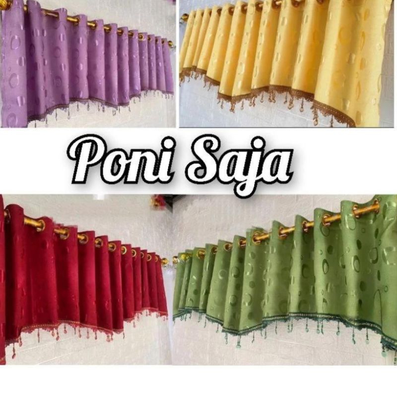 Poni Gorden Atas Pintu Penutup Pentilasi Udara Gorden Poni Saja