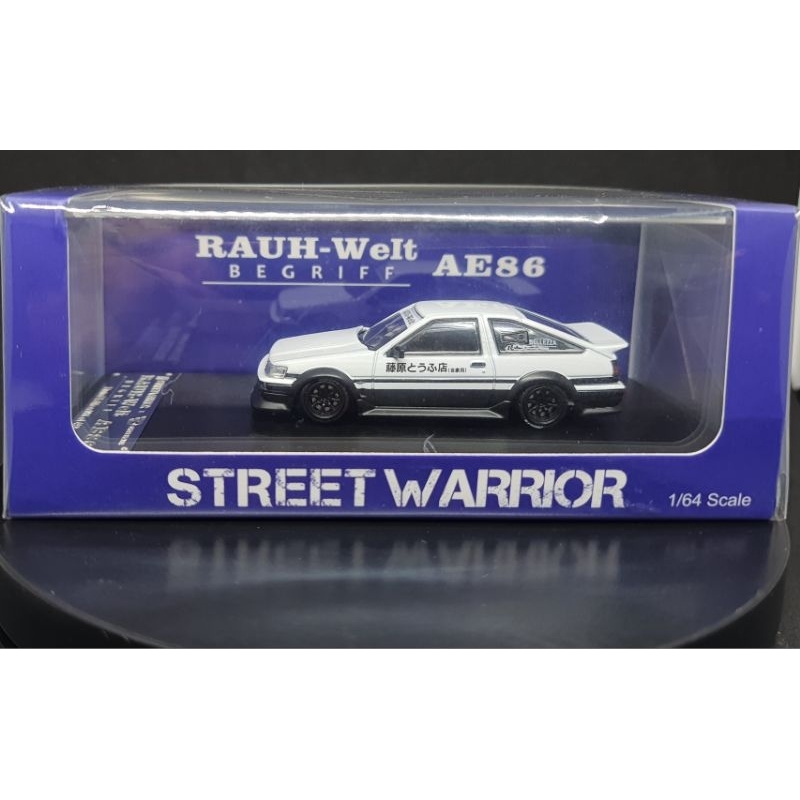 Street Warrior Toyota AE86 RWB Rauh Welt Begriff Initial D White