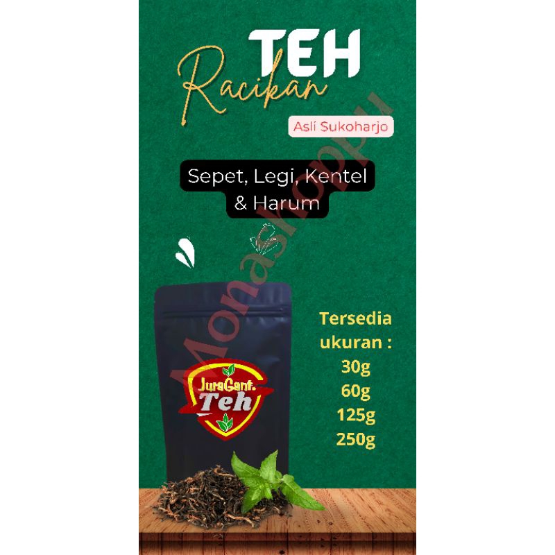 

Racikan Teh Asli Sukoharjo 30 gram / Sepet legi kenthel & harum / Juragant Teh / viral untuk jualan Es Teh Jumbo