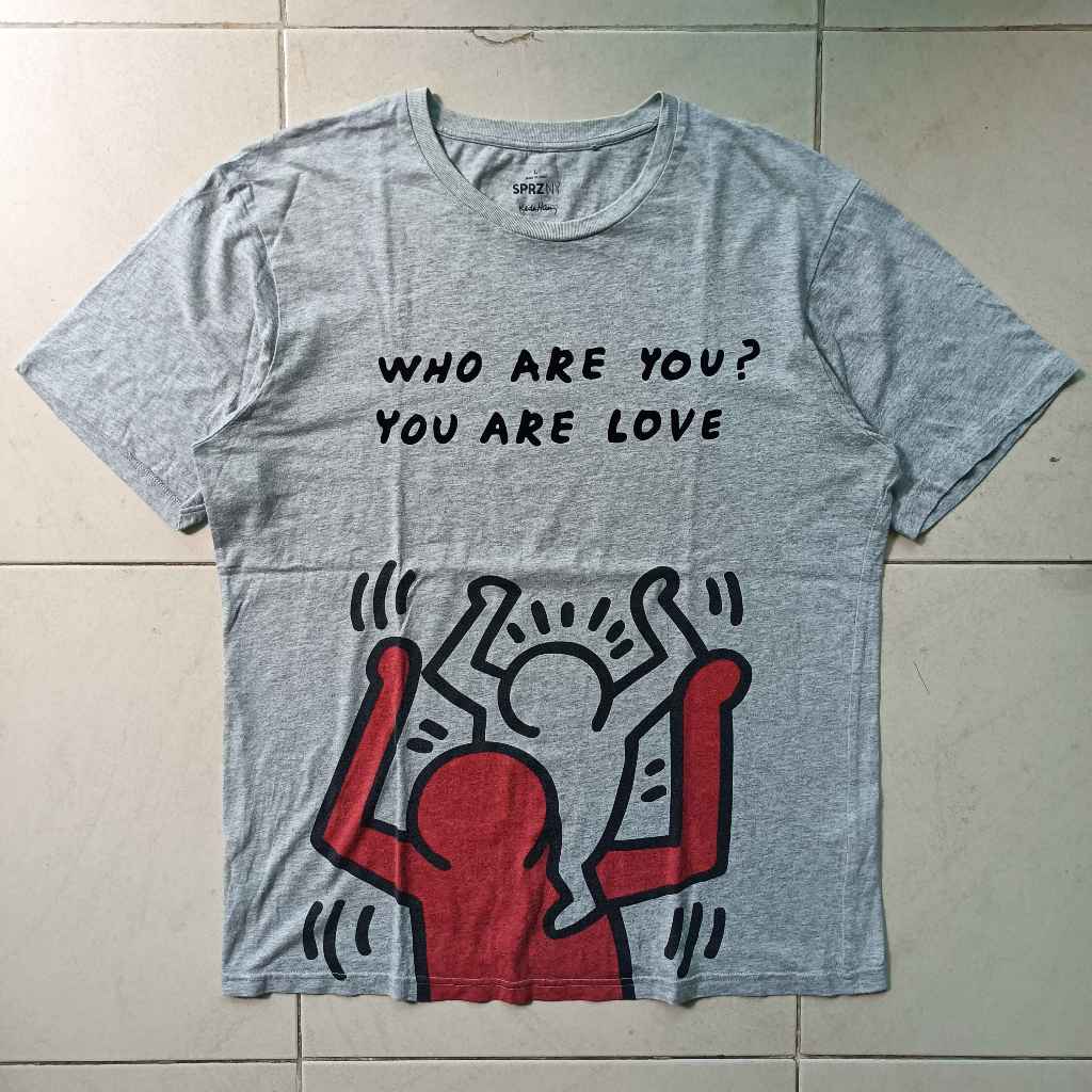 Kaos Uniql* SPRZ NY Keith Haring T-Shirt Second Original