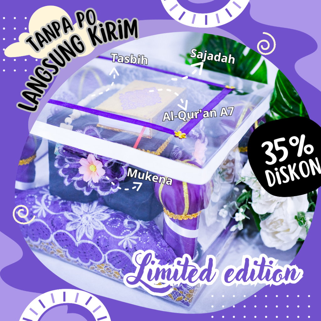 seserahan alat sholat/ seperangkat alat sholat mahar/ seperangkat alat sholat seserahan/ seperangkat