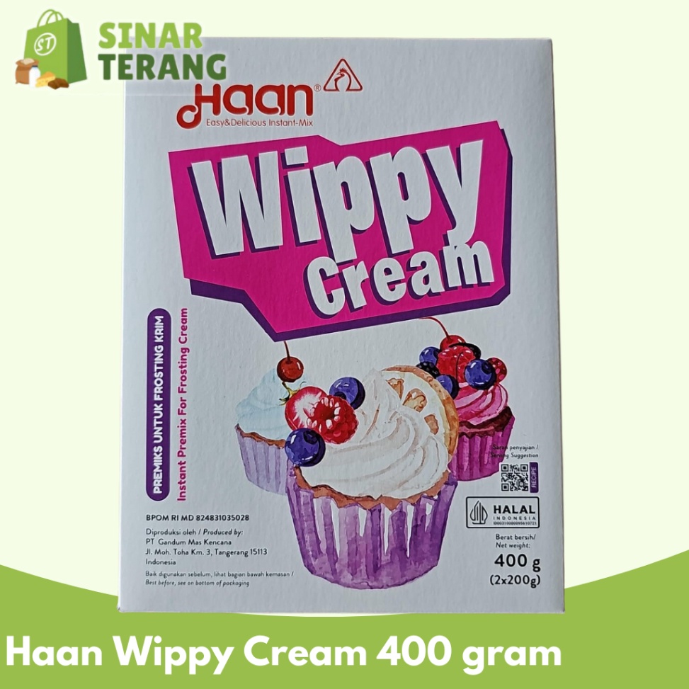 

Proses sekarang wippy cream whipping whipped whip cream HAAN 4 gram BUBUK