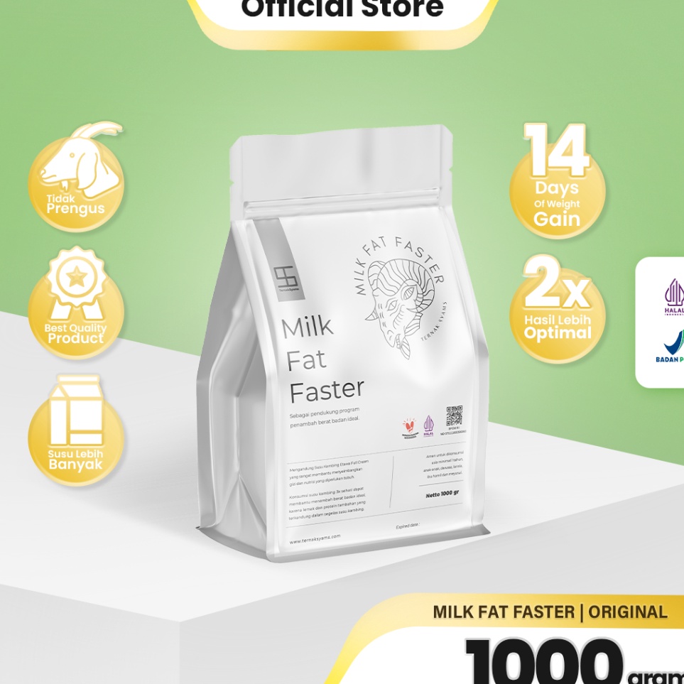 

Spesial Promo Ternak Syams Premium Susu Penggemuk Penambah Kenaikan Berat Badan Ideal Varian Kambing Etawa Full Cream 1 gram 1 Kg Milk Fat Faster Organik Vitamin Makanan minuman Obat Kapsul Aman Asli Original BPOM HALAL LPPOM weight gain