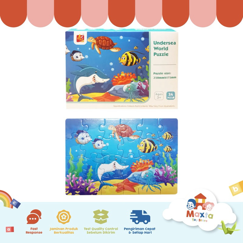 MAINAN PUZZLE UNDERSEA WORLD / INSECT / DINOSAUR